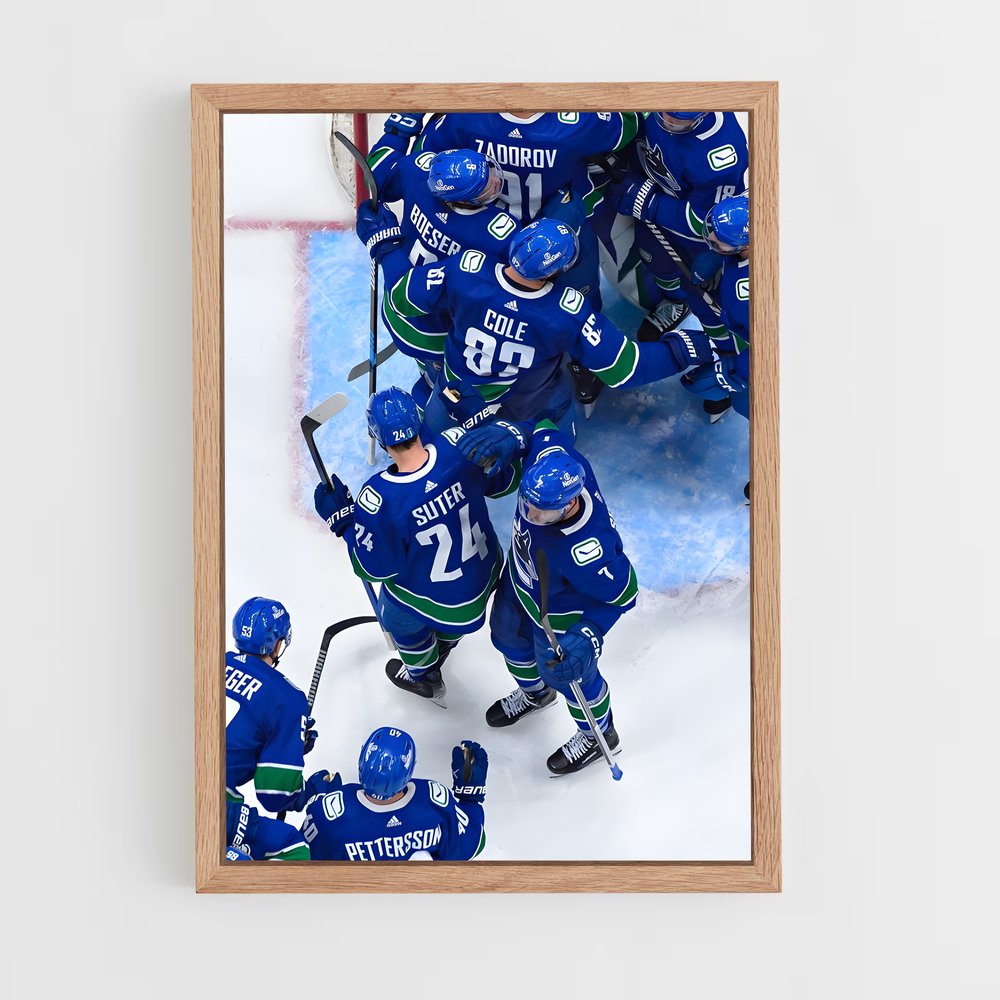 Poster La Célébration des Canucks – affiche Hockey sur glace (vue 4)